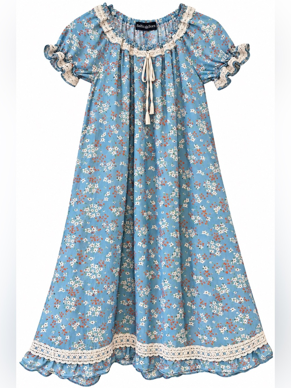 Scarlet Darkness Blue Floral
Prairie Dress Girls Size 10-11Y